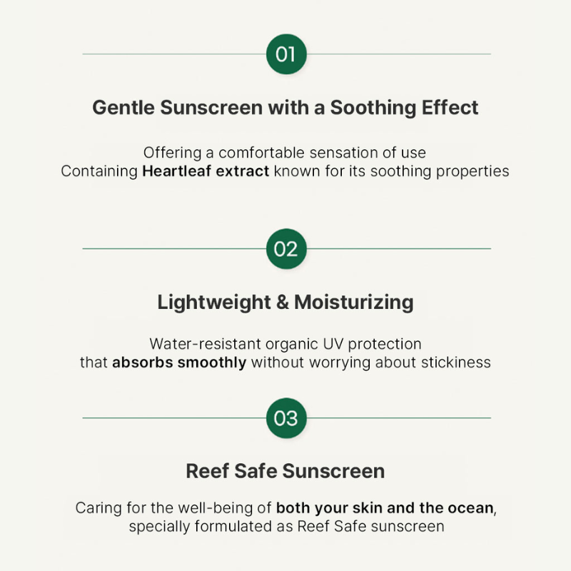 Heartleaf Silky Moisture Sun Cream