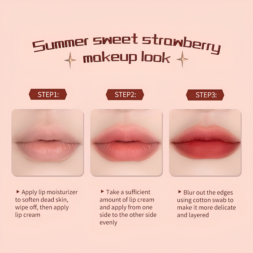 Strawberry Rococo Cloud Lip Cream S03 #Caffe Mocha