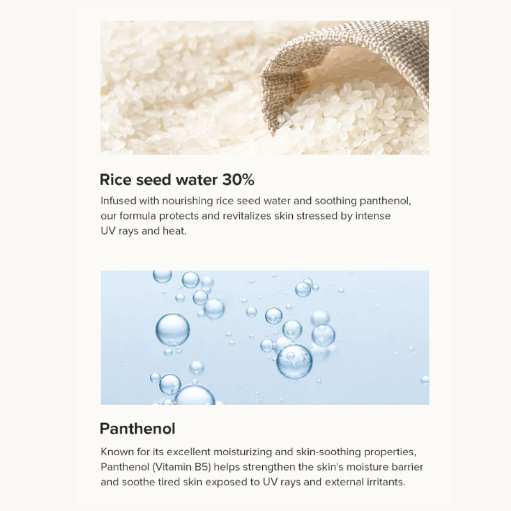 Relief Sun Aqua Fresh Rice + B5