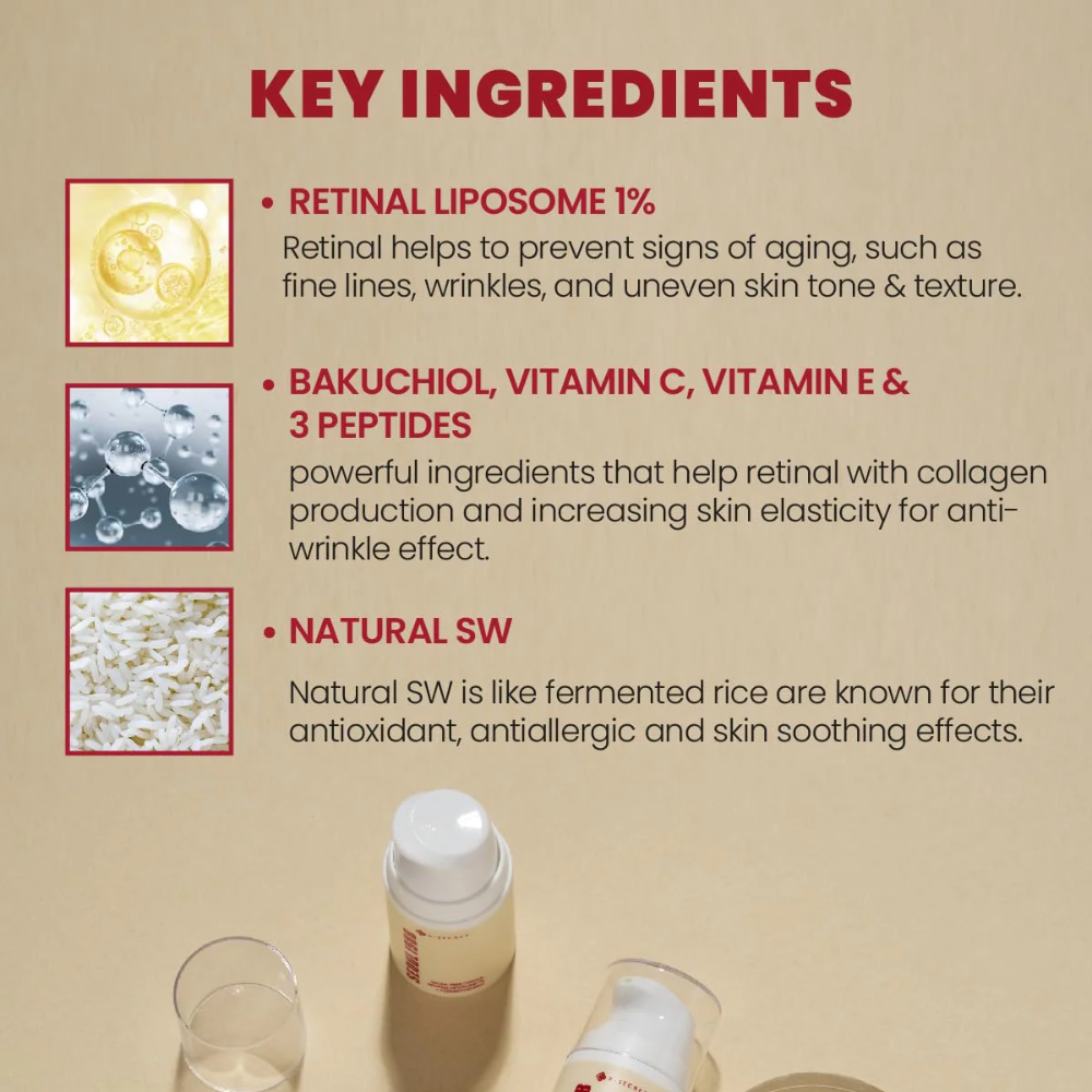 SEOUL 1988 Cream: Retinal Liposome 1% + Fermented Rice