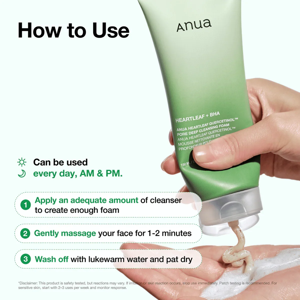 Mini Heartleaf Quercetinol Pore Deep Cleansing Foam - 25ml