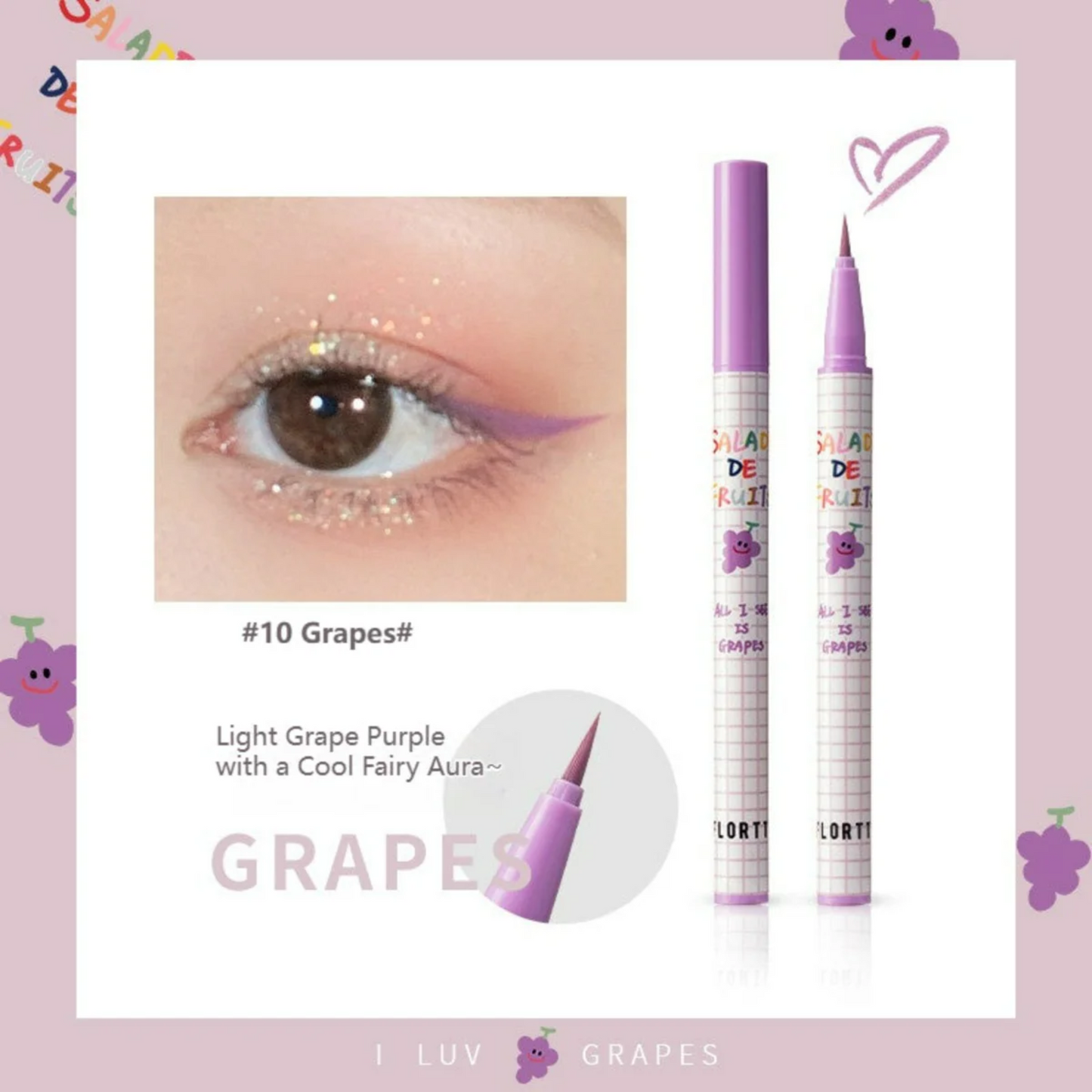 Ultra-Skinny Liquid Eyeliner #Purple Grape