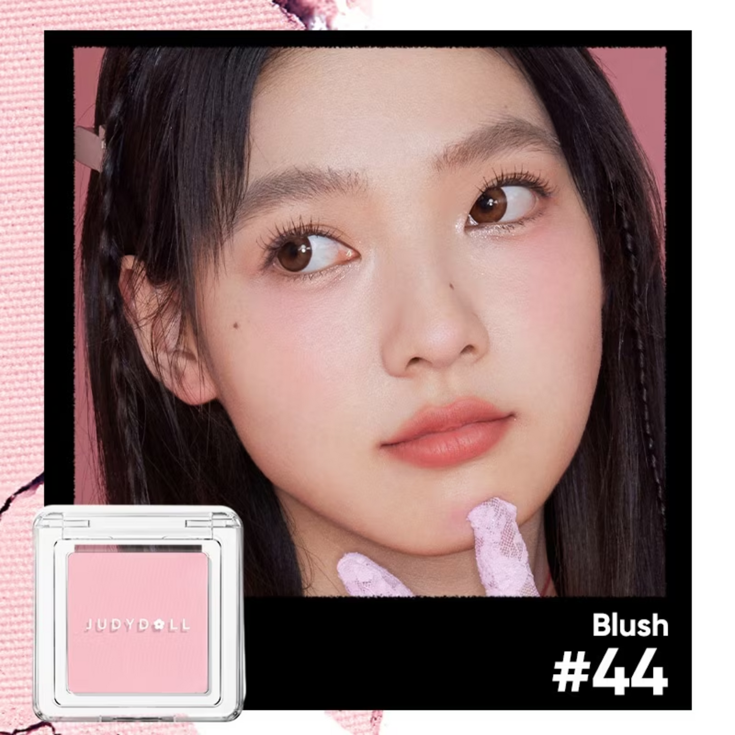 Single Color Blush #44 Strawberry Milk (Matte)