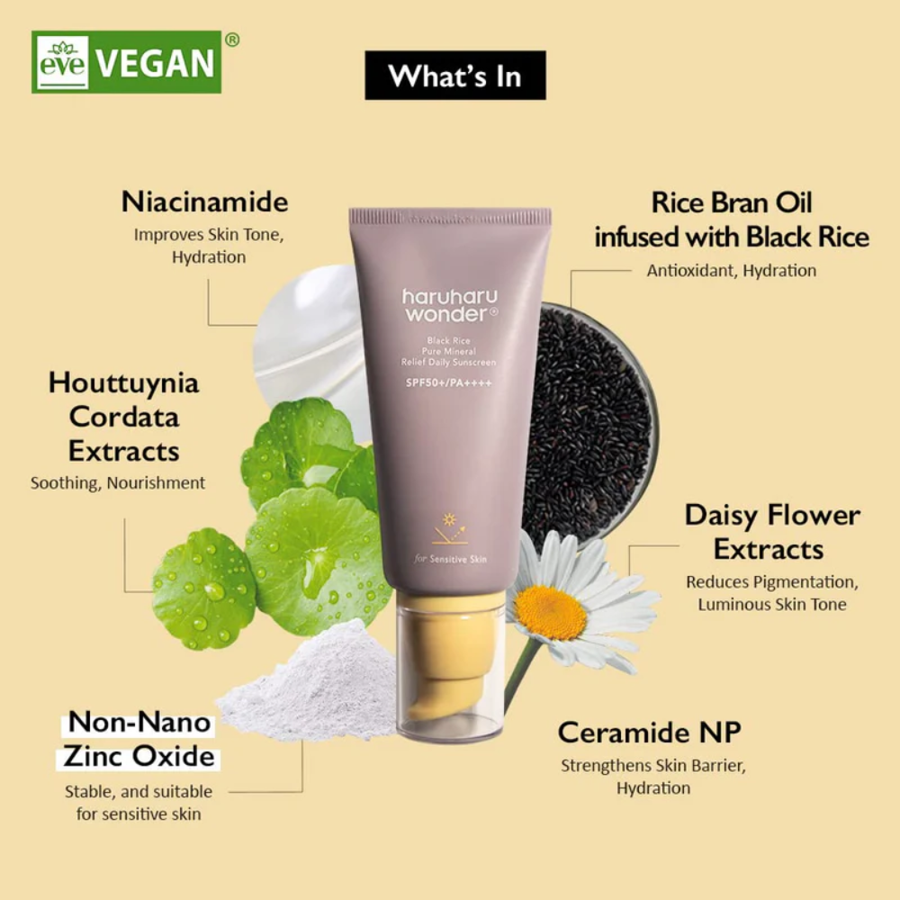 Black Rice Pure Mineral Relief Daily Sun Cream