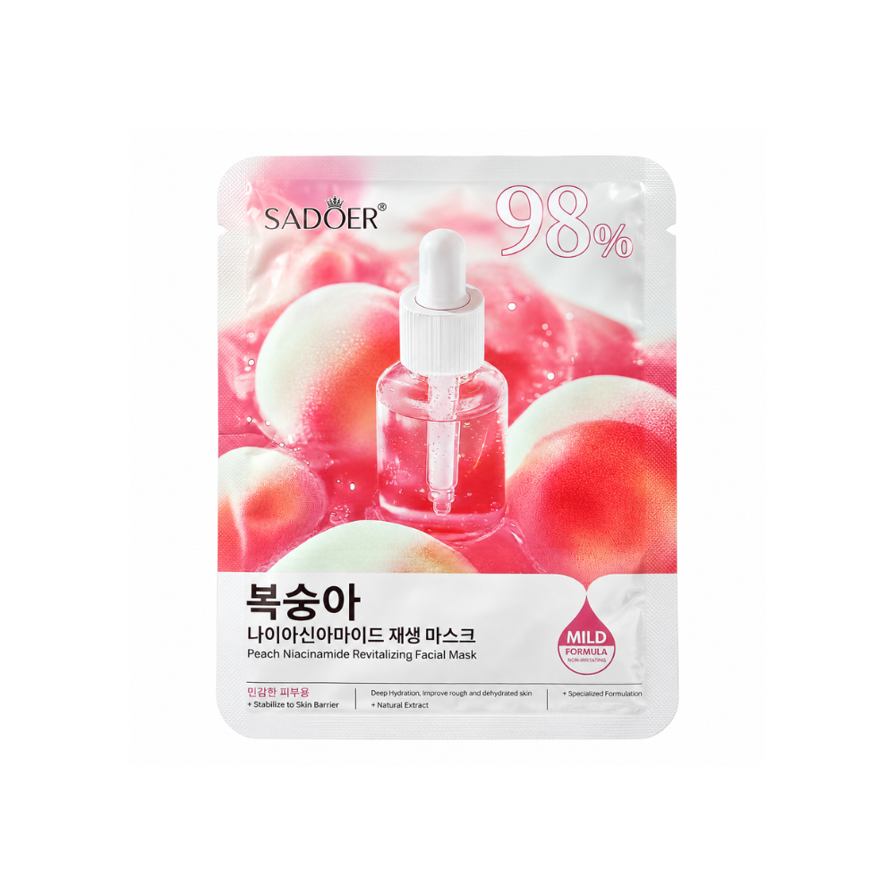 Peach Niacinamide Revitalizing Facial Mask - 1 Sheet