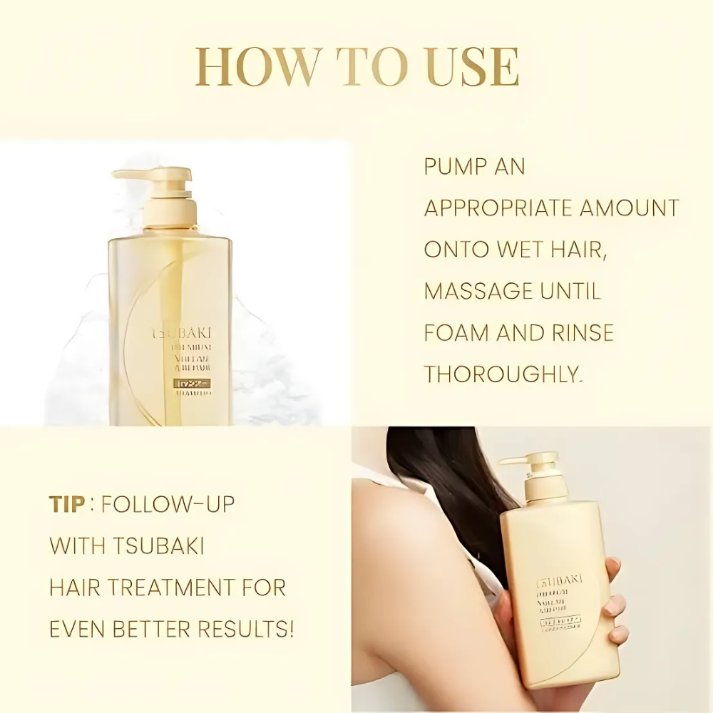 TSUBAKI Premium Volume & Repair Shampoo