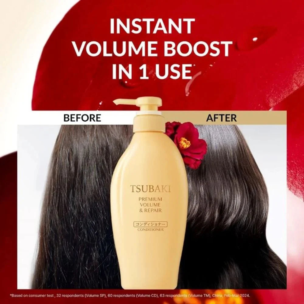 TSUBAKI Premium Volume & Repair Conditioner 450ml