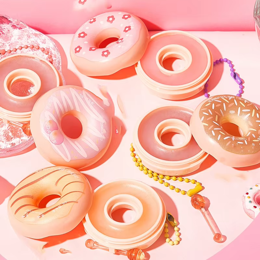 Donut Moisturizing Lip Balm #Honey Milk