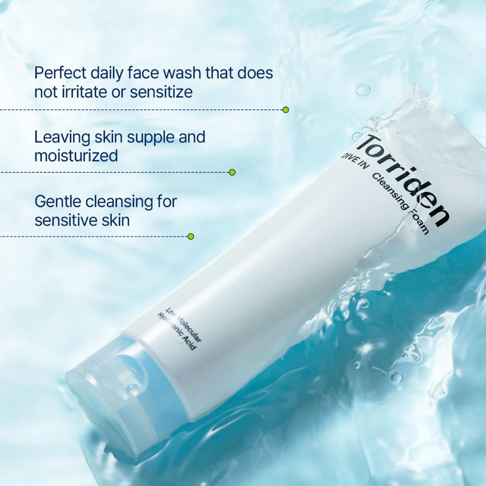 DIVE-IN Low Molecular Hyaluronic Acid Cleansing Foam