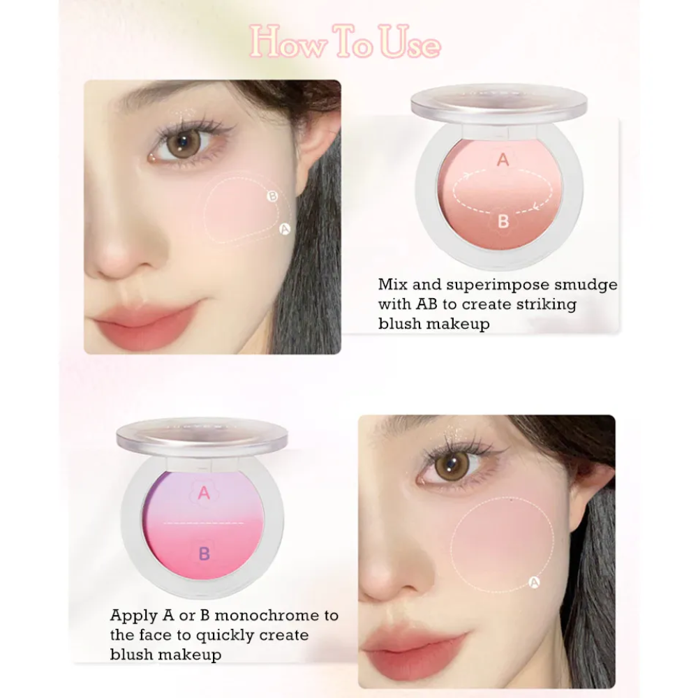 Flower Gradient Blush J01
