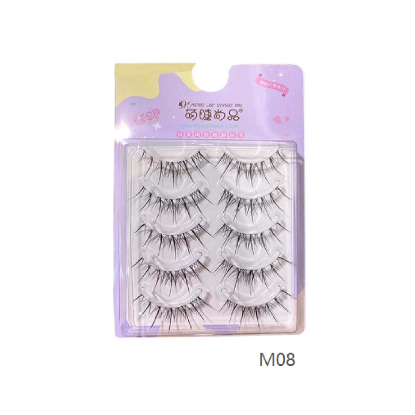 Cute Lashes Comic Style False Eyelashes (Whole) #M08