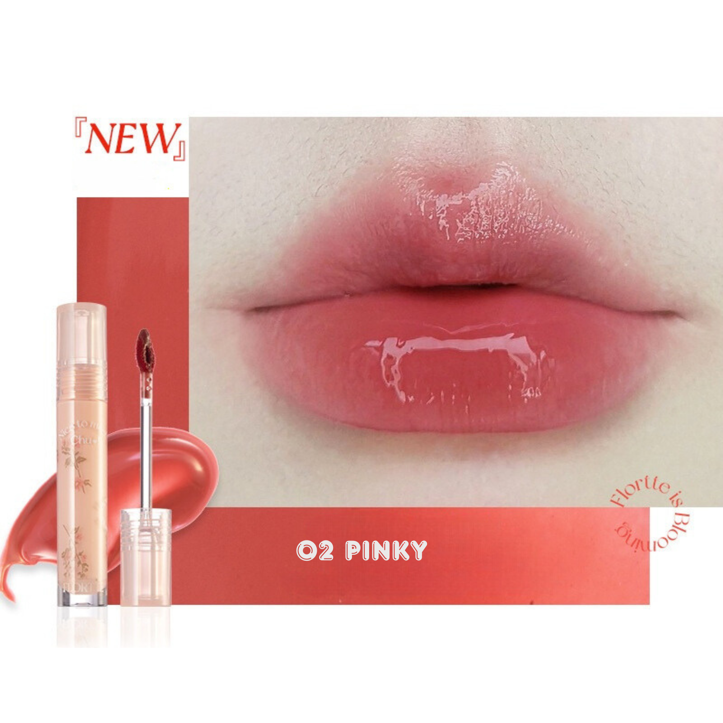Luminous Mirror Lip Glaze #02 Pinky