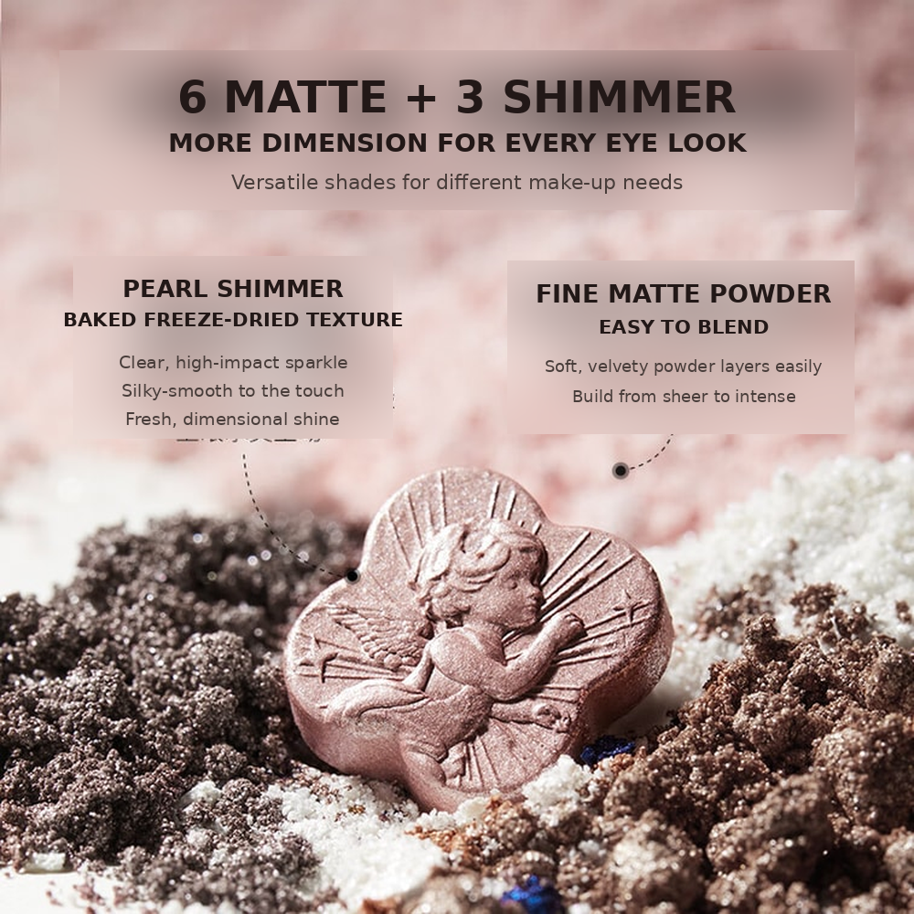 Little Angel Nine-Color Eyeshadow Palette #01 Eden's Angel