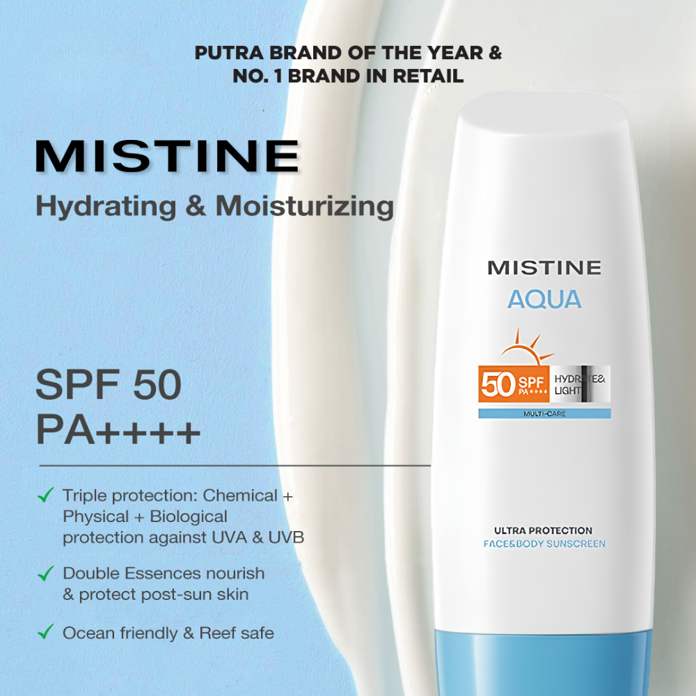 Aqua Base Ultra Protection Hydrating & Whitening Face & Body Sun Cream SPF50+ Broad Spectrum