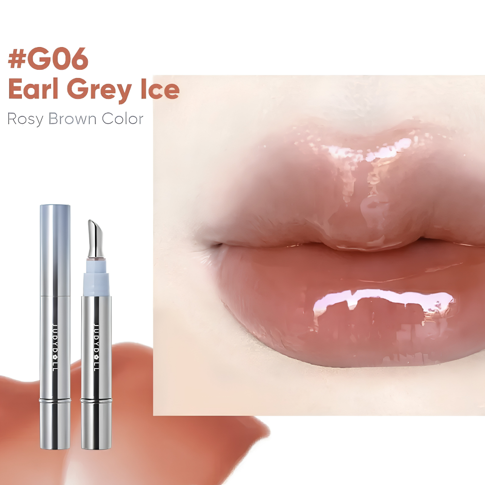 Watery Essence Lip Gloss G6 #Earl Grey Ice