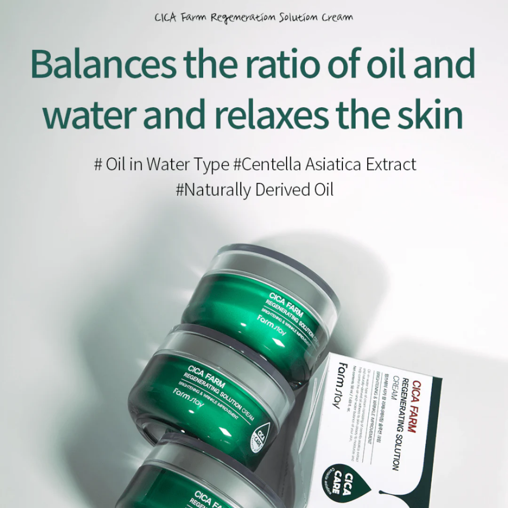 Mini Cica Farm Regenerating Solution Cream Sachet 1g