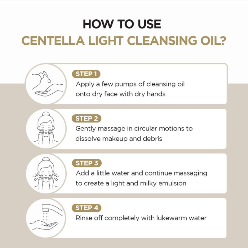 Madagascar Centella Light Cleansing Oil