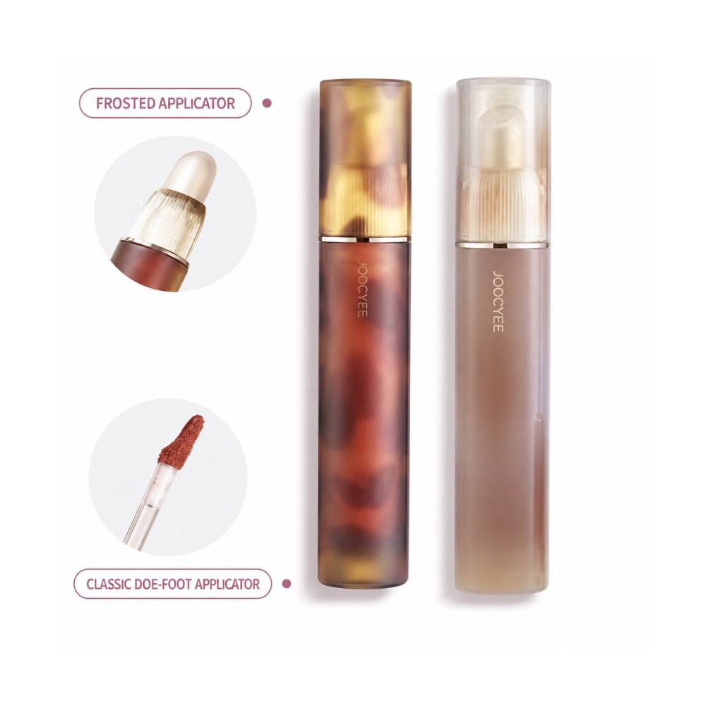 Jelly Blending Brush Tortoise Shell Matte Lip Gloss #M14 Milk Salt Peanut - 3.3g