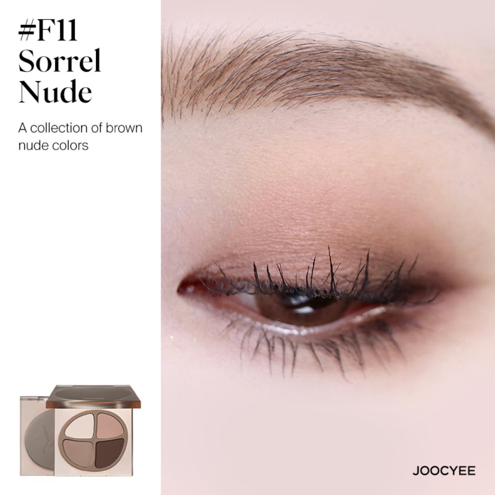 JOOCYEE Quad Eyeshadow Palette F11 Sorrel Nude
