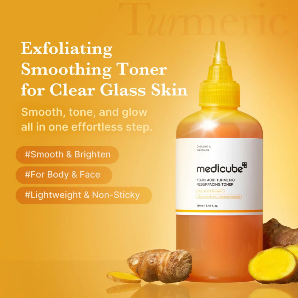 Kojic Acid Tumeric Resurfacing Toner 250ml