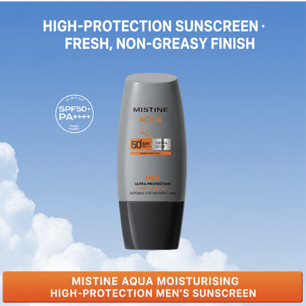 Men's Facial Refreshing Sun Lotion SPF50+ Broad Spectrum - 40ml