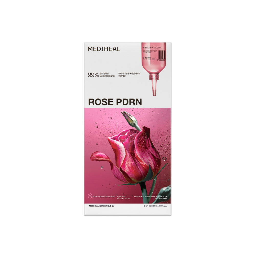 Rose PDRN Sheet Mask Pack  (10 + 1 Sheets)