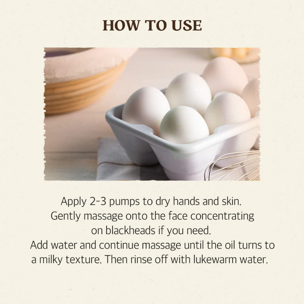 Egg White Perfect Pore Cleansing Oil 200ml