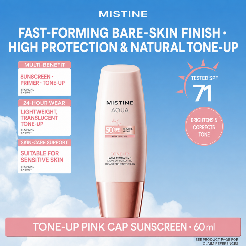 Aqua Base Whitening & Glowing Primer Sun Cream SPF50+ Broad Spectrum - 40ml