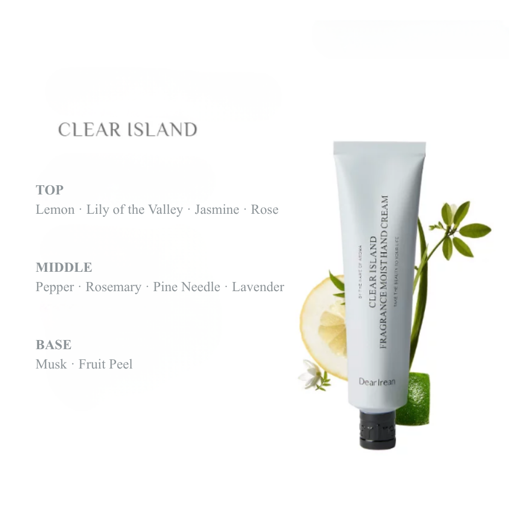 Fragrance Moist Hand Cream - Clear Island