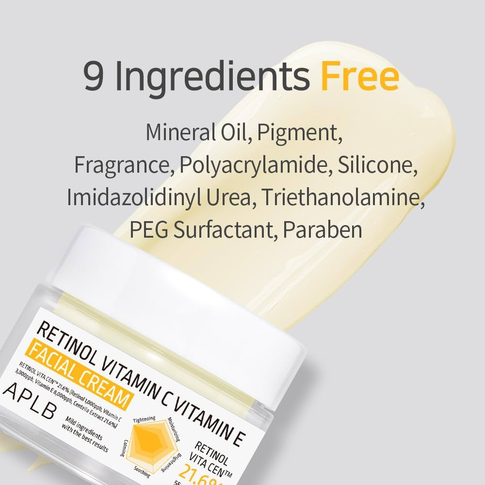 Retinol Vitamin C Vitamin E Facial Cream