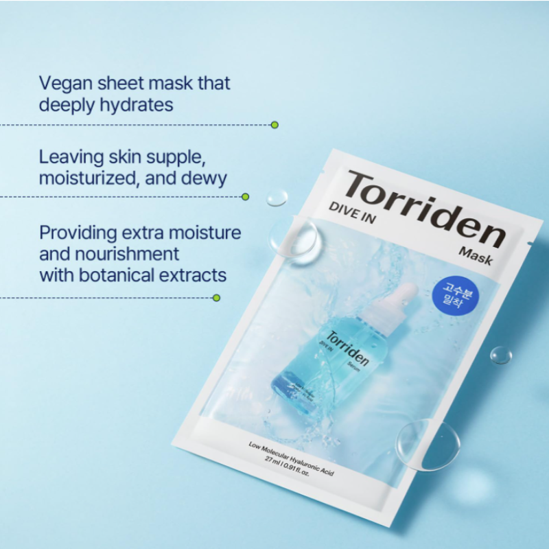 DIVE-IN Low Molecular Hyaluronic Acid Mask 1 Sheet