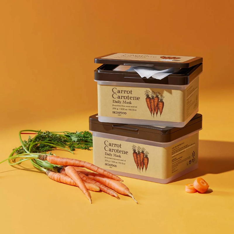 Carrot Carotene Daily Mask 30 Sheets