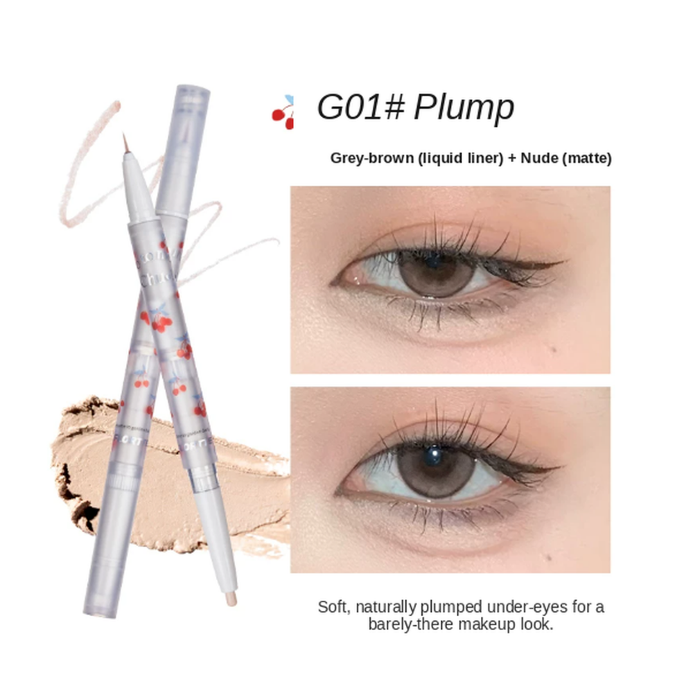 First Kiss Baby Dual-Ended Aegyo-Sal Pencil #G01Rosy Plump