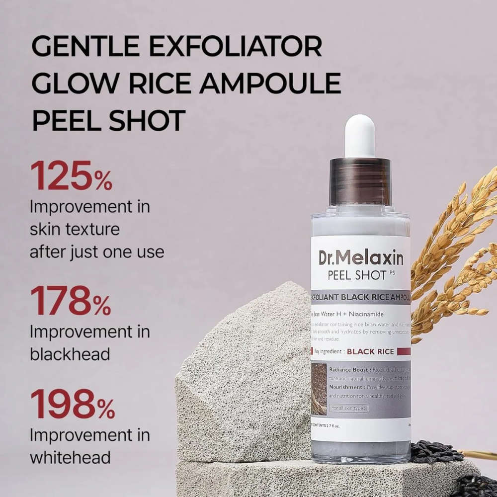 Peel Shot Exfoliant Black Rice Ampoule