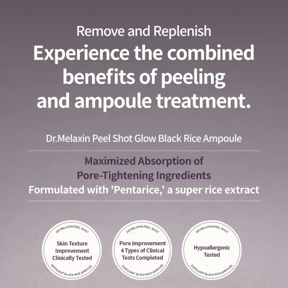 Peel Shot Exfoliant Black Rice Ampoule