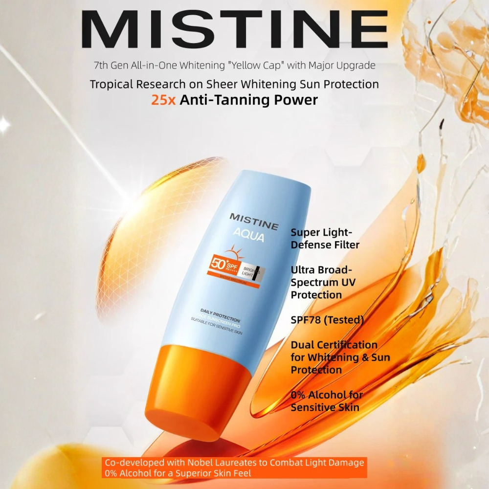 Aqua Base Daily Protection Bright & Light Sun Lotion SPF50+ Broad Spectrum