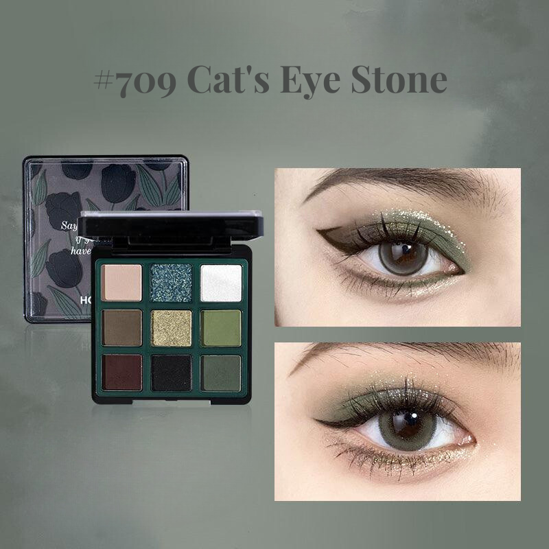 Petal Eyeshadow Series Seven-color Palette #709 Cat's Eye Stone