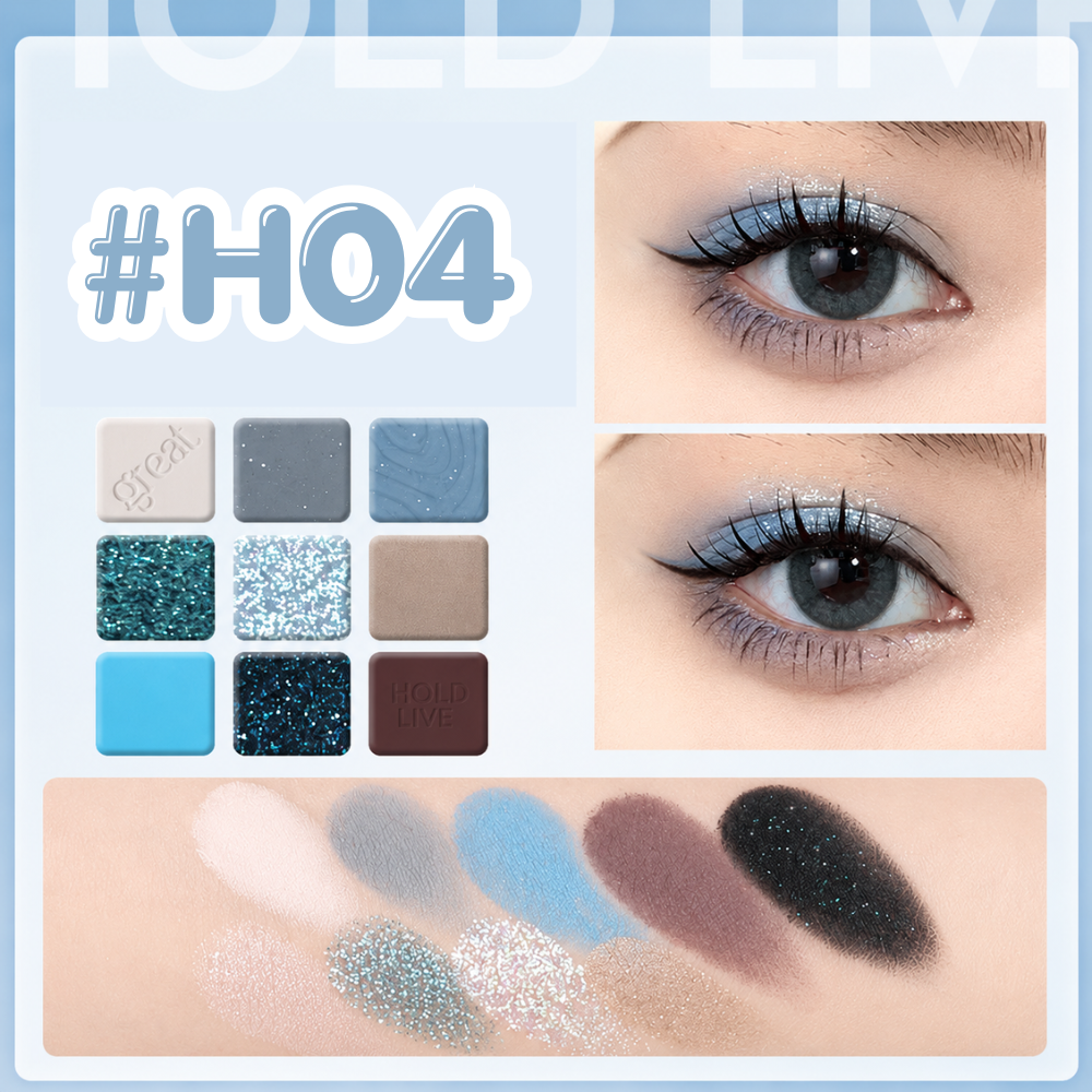 Muilt colour Eyeshadow Palette # H04 Devil's Eye