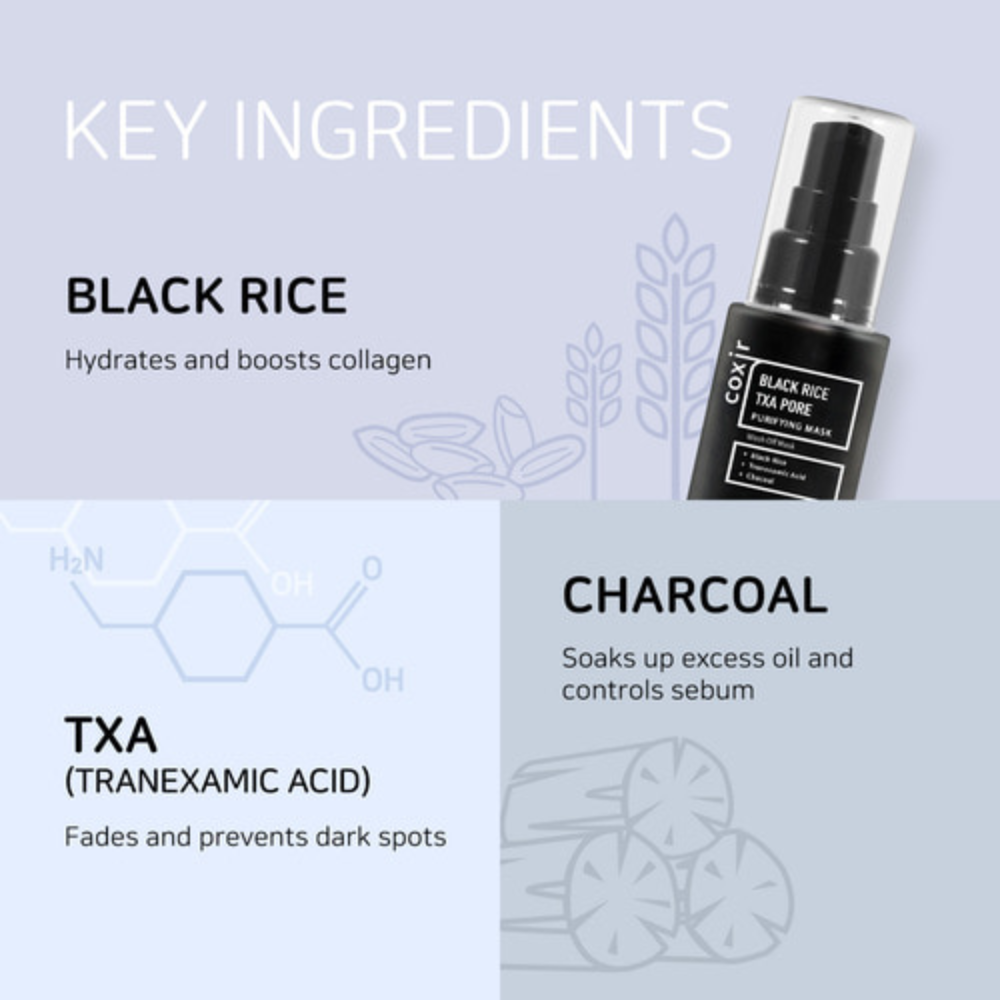 Black Rice TXA Pore Purifying Mask