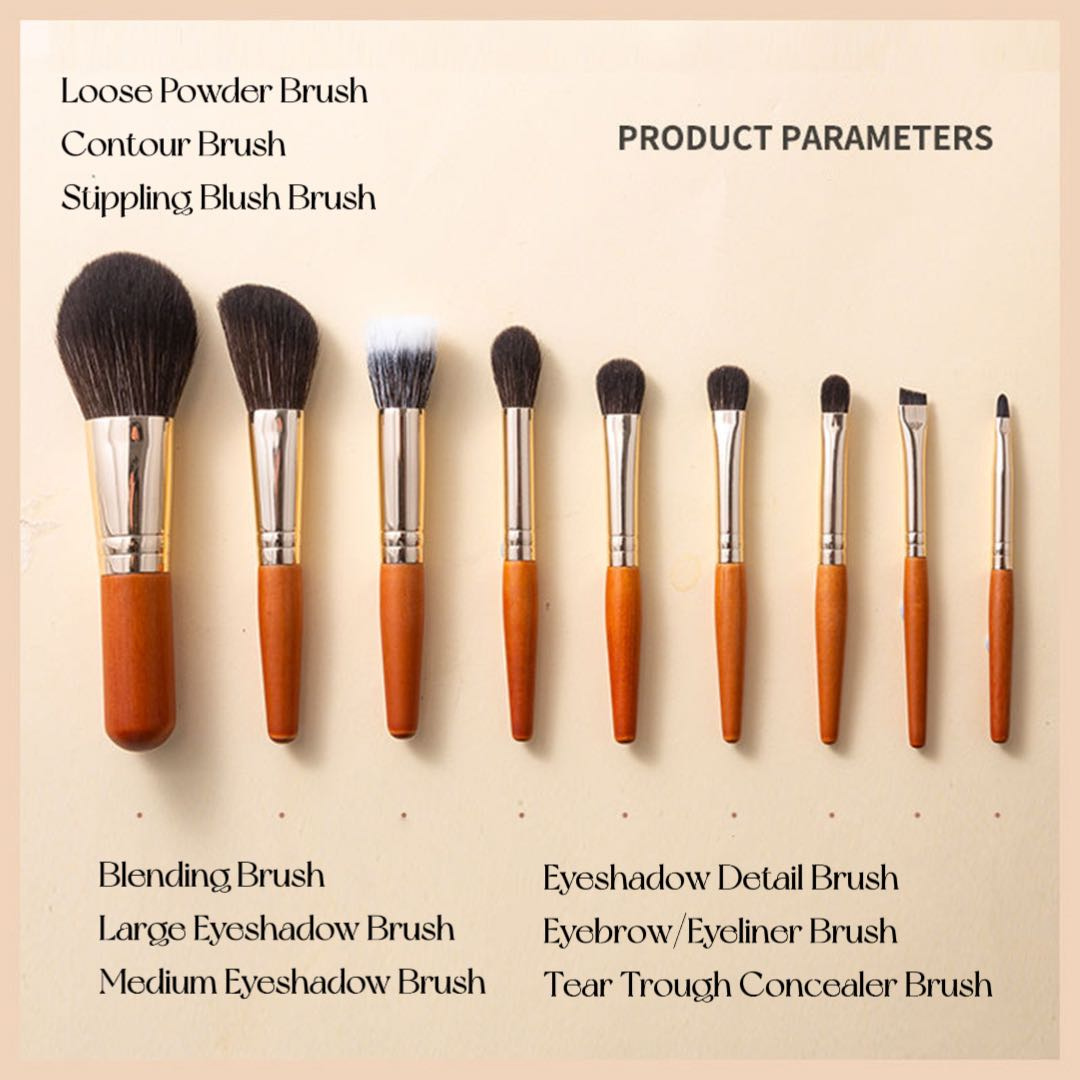 Travel Makeup Brush Set