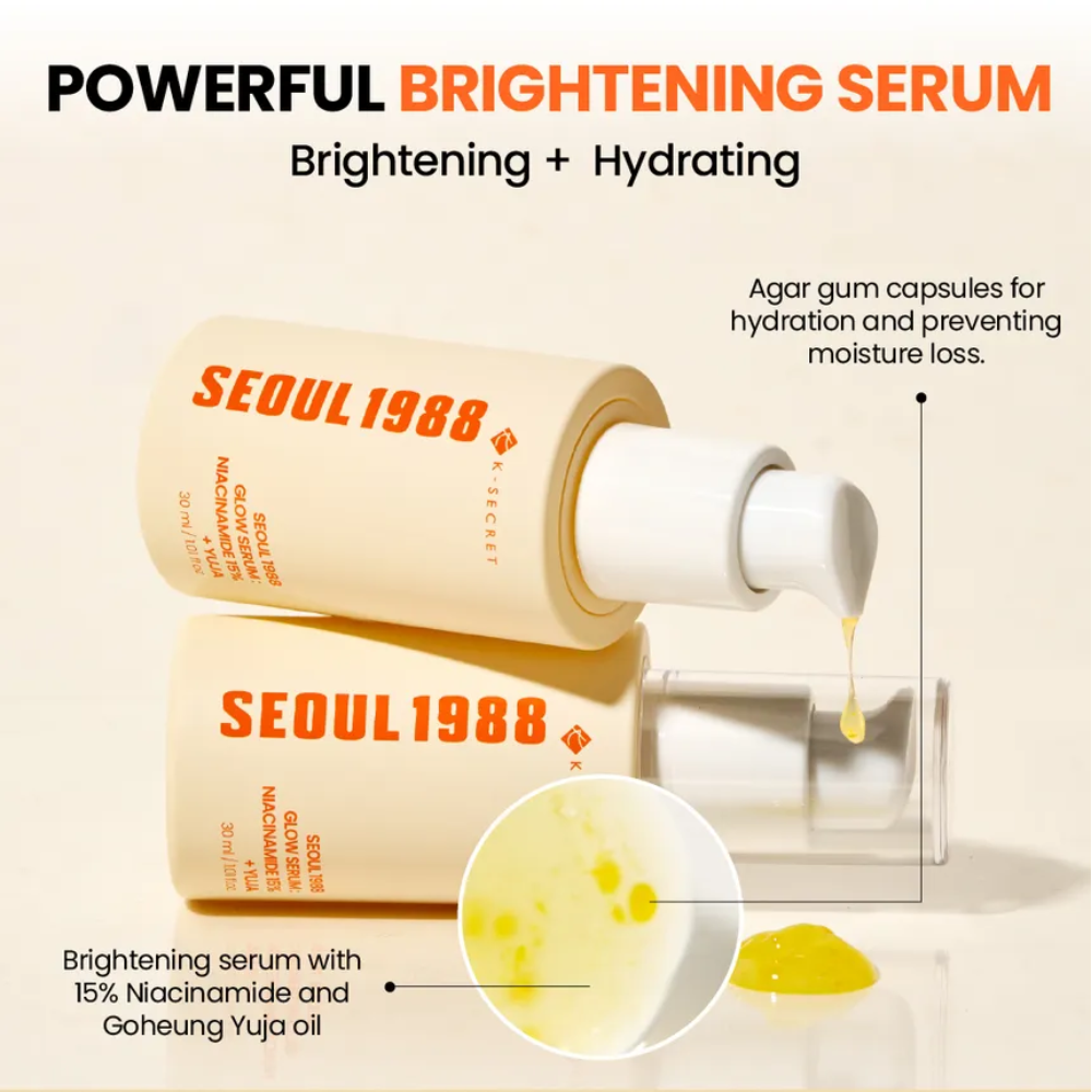 SEOUL 1988 Glow Serum : Niacinamide 15% + Yuja