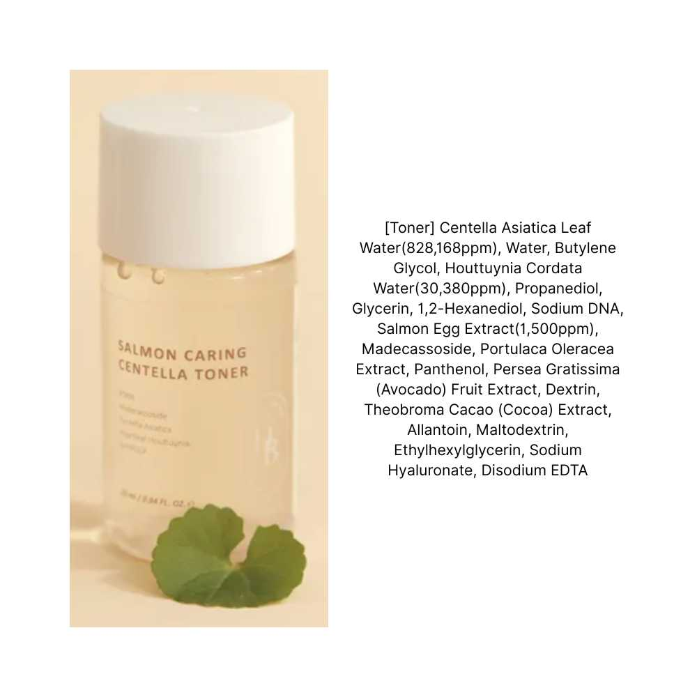 Mini Salmon Caring Centella Toner 25ml