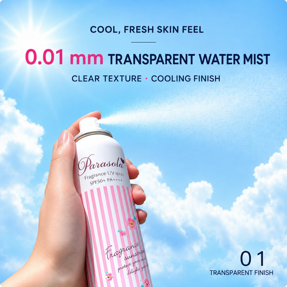 NARIS UP Parasola Fragrance UV Spray SPF50+ Broad Spectrum - 90g