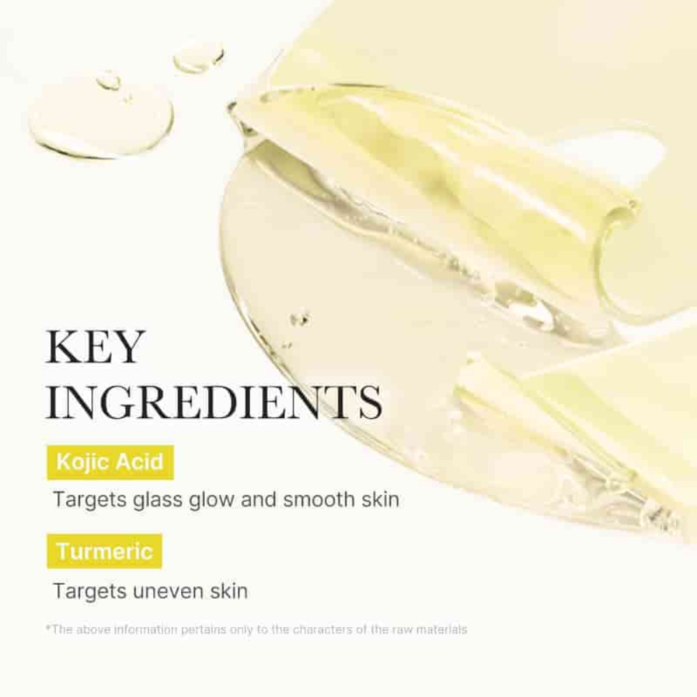 Kojic Acid Tumeric  Brightening Gel Mask 1Sheet