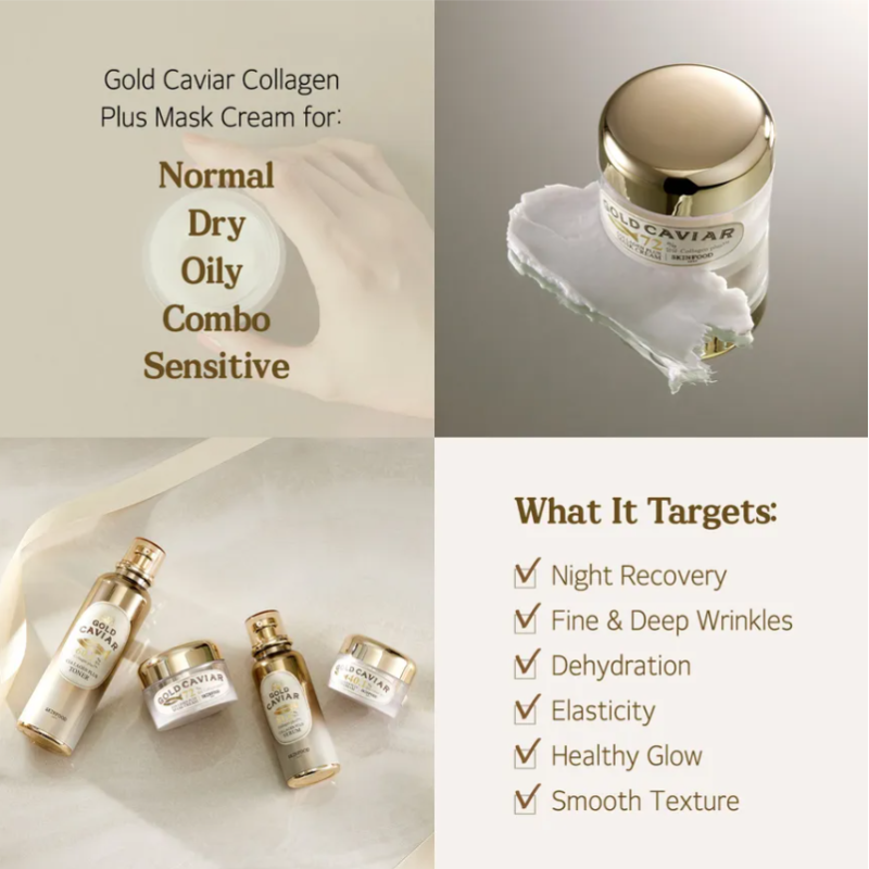 Gold Caviar Collagen Plus Mask Cream 50g