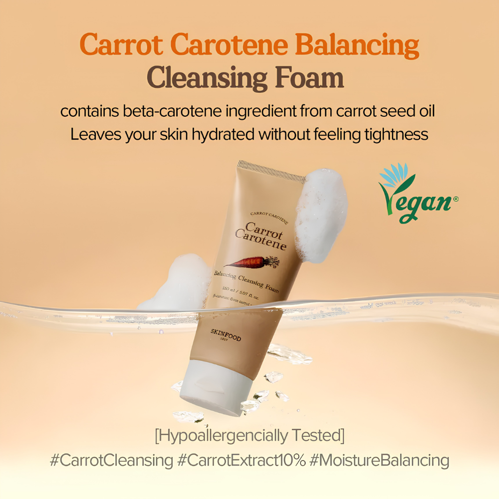 Carrot Carotene Balancing Cleansing Foam - 150ml