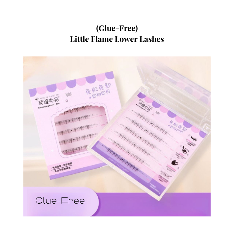 NEW Cute Lashes Premium (Glue-Free) #Little Flame (Lower Lashes)