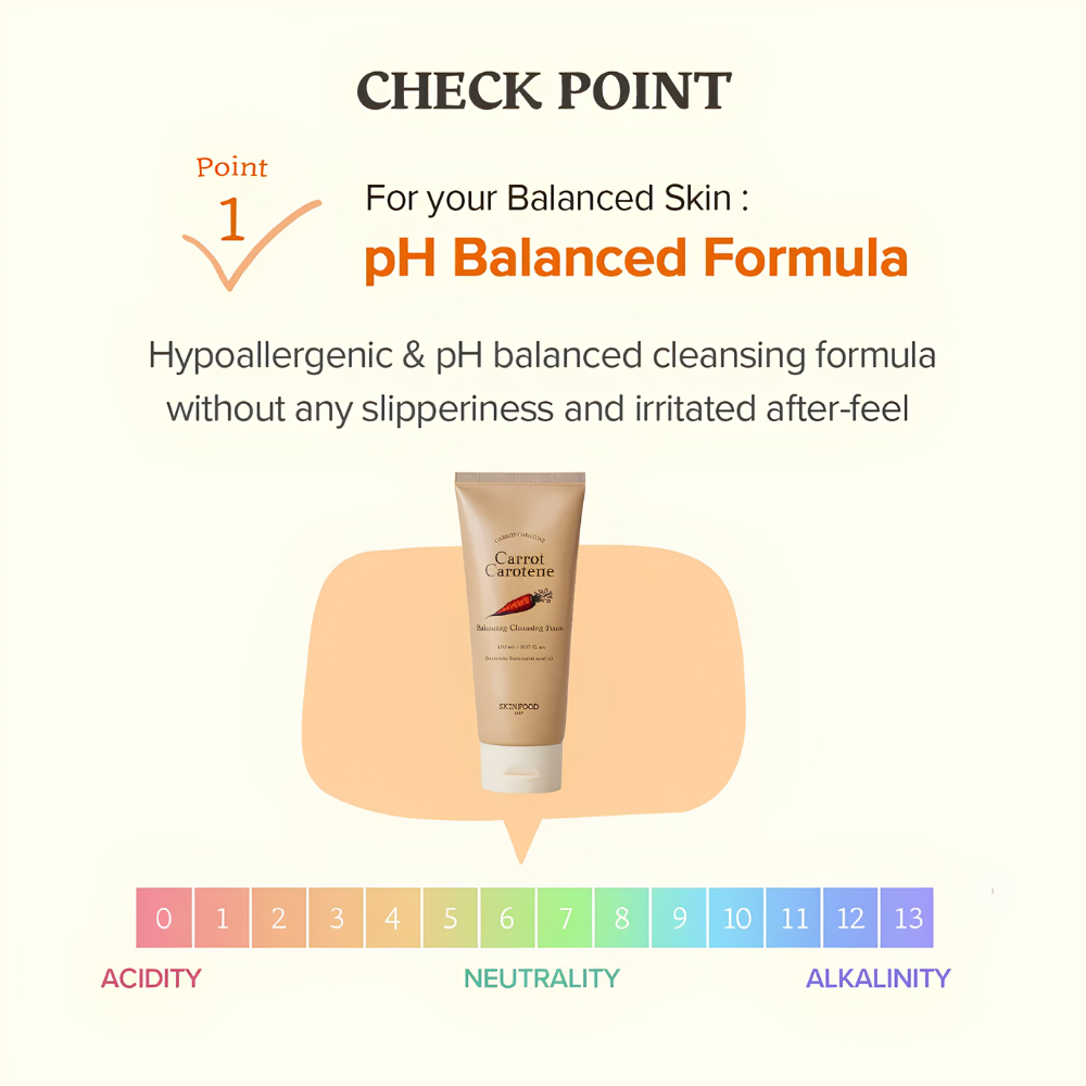 Carrot Carotene Balancing Cleansing Foam - 150ml