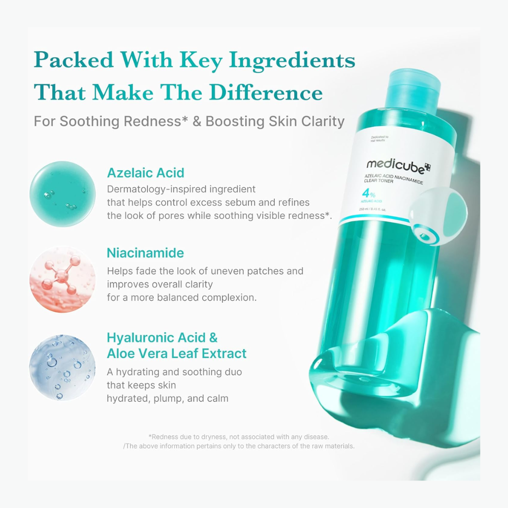 Azelaic Acid Niacinamide Clear Toner 250ml