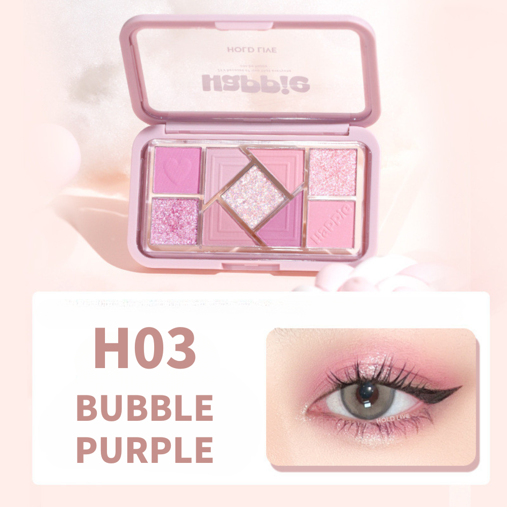 Muilt Colour Eyeshadow Palette # H03 Bubble Purple
